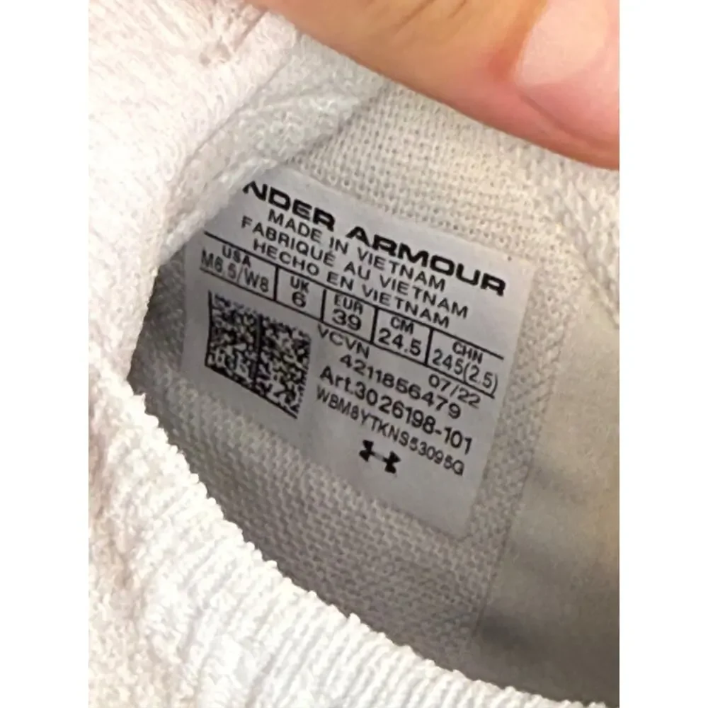 Under Armour HOVR Phantom 3 3026198-101 Athletic Sneaker Unisex M6.5/W8 White